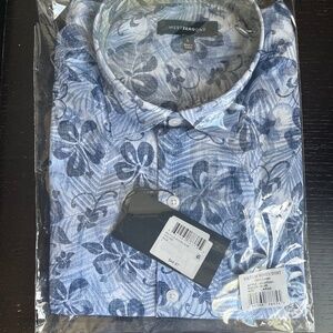New Men’s Westzeroone Balto SS Woven Shirt Size Large